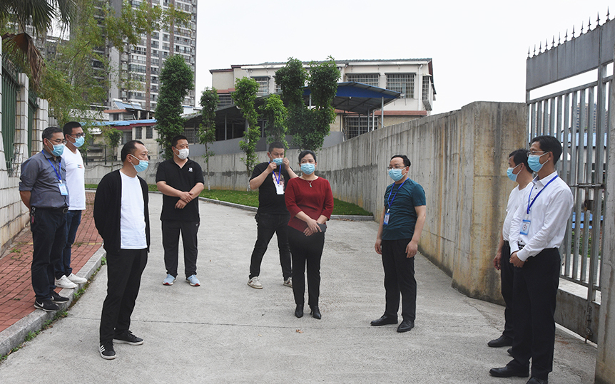 赵敏丽、蒋剑平带队检查疫情防控工作_邵阳头条网