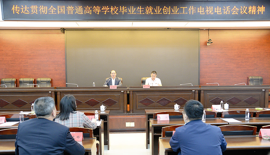 彭希林、张平传达全国普通高等学校毕业生就业创业工作电视电话会议精神_邵阳头条网