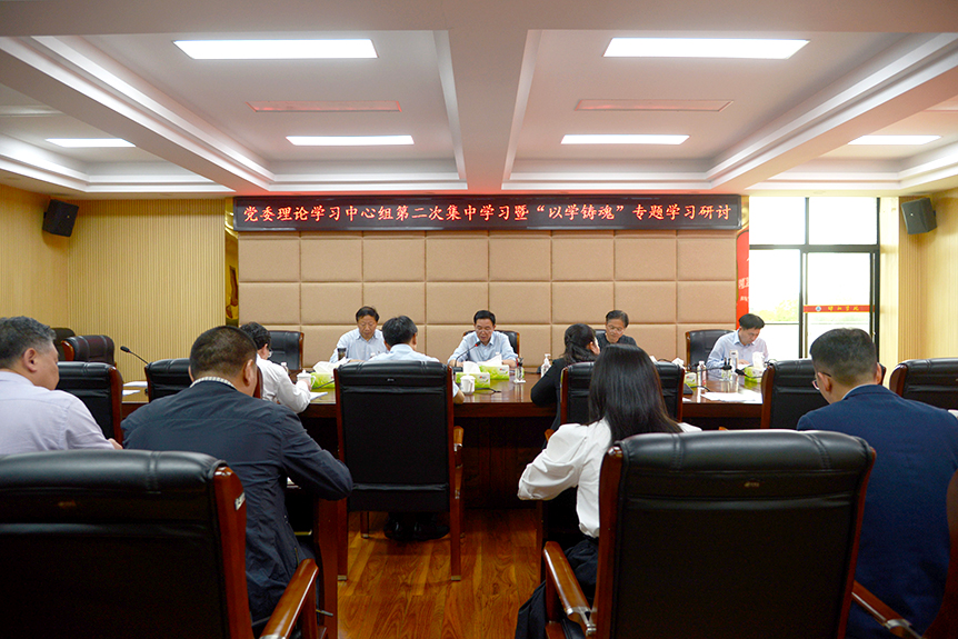 邵阳学院开展党委理论学习中心组2023年第二次集中学习暨“以学铸魂”专题学习研讨_邵阳头条网