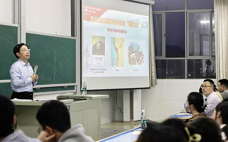 李学勇为农林生态学院师生上主题教育专题党课_邵阳头条网