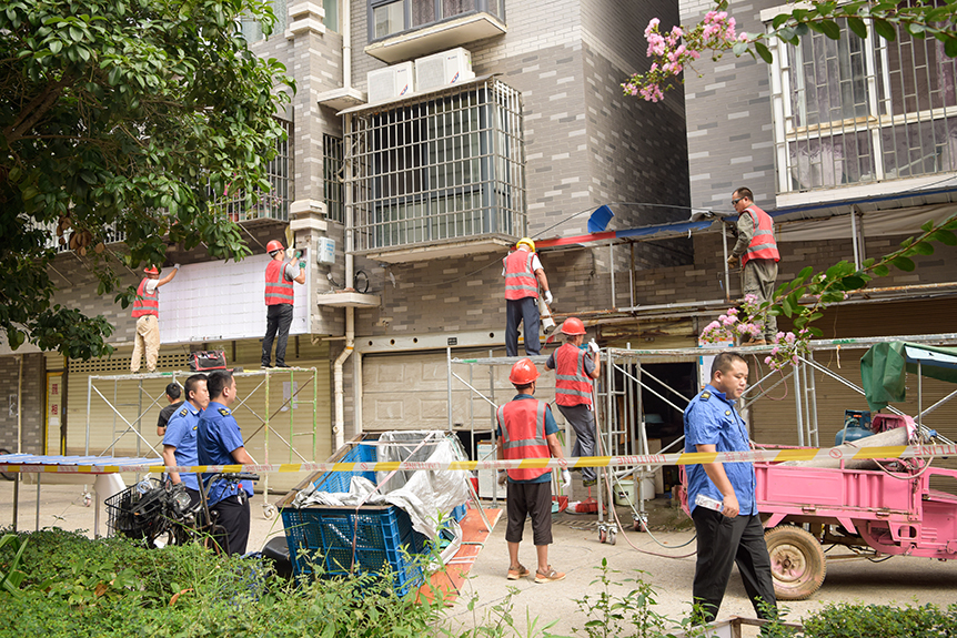 邵阳学院开展联合整治私自将家属区车库、杂房、住房等违规改为经营性场所的专项整治行动_邵阳头条网