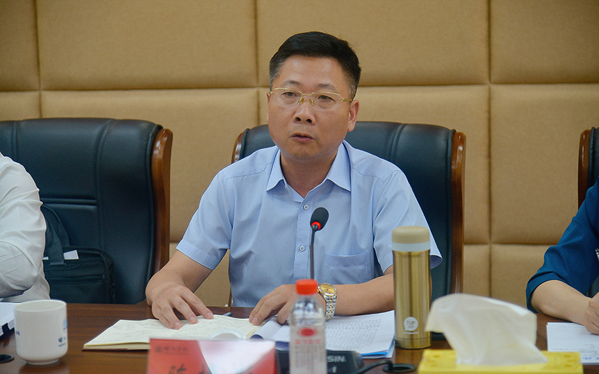 省财政厅副厅长陈博彰来校调研财政财务管理工作